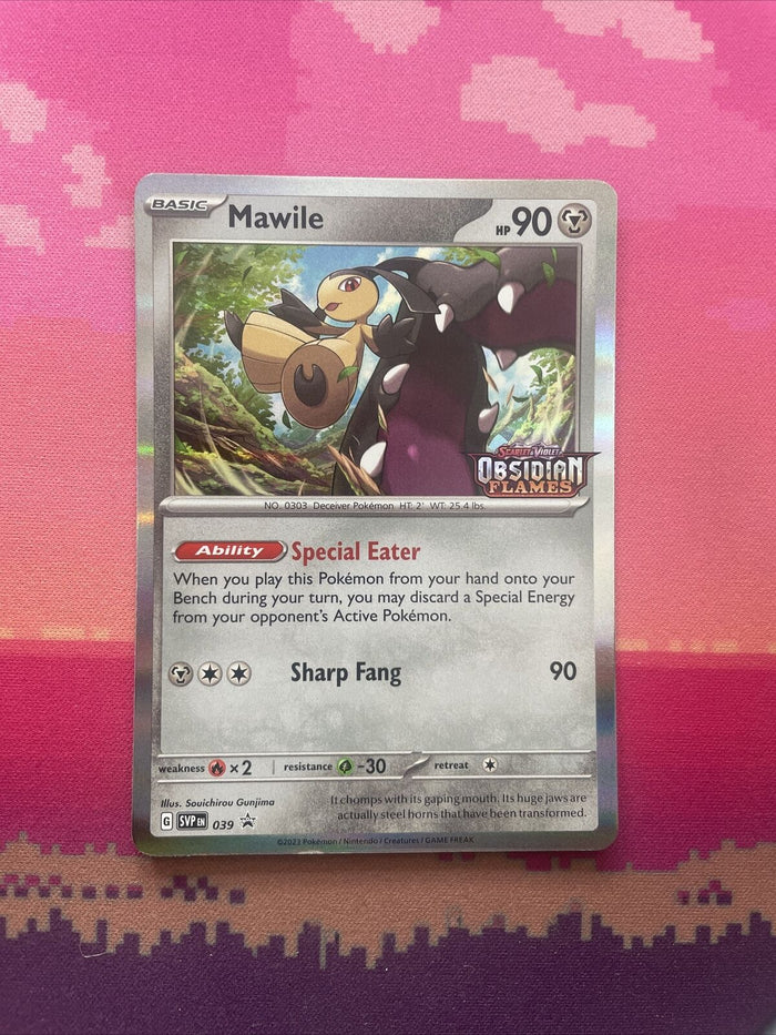 Pokemon Card Mawile 039 Black Star Promo STAMPED Near Mint