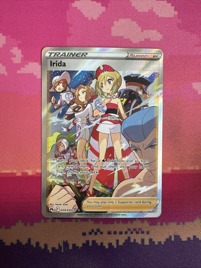 Pokemon Card Irida GG63/GG70 Galarian Gallery Crown Zenith Near Mint
