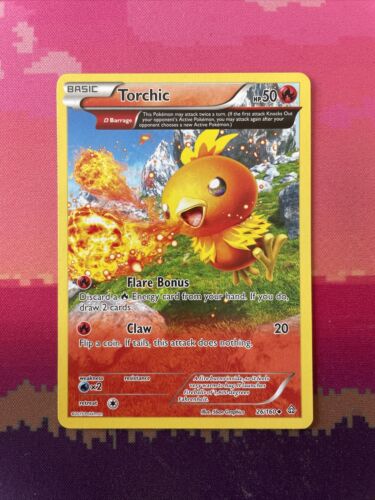 Pokemon Card Torchic Primal Clash Uncommon 26/160 Half Art Near Mint