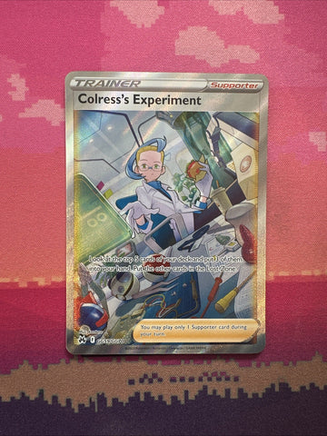 Pokemon Card Colress's Experiment GG59/GG70 Ultra Rare Crown Zenith Near Mint