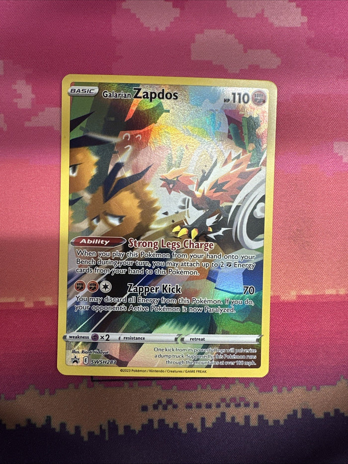 Pokemon Card Galarian Zapdos SWSH283 Black Star Promo Near Mint