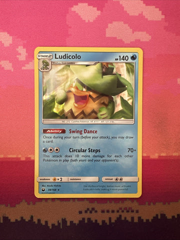 Pokemon Card Ludicolo Celestial Storm Holo Rare 38/168 Near Mint