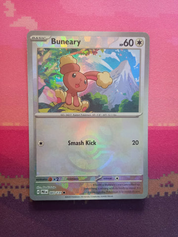 Pokemon Card Buneary Masterball Prismatic Evolutions 083/131 Near Mint