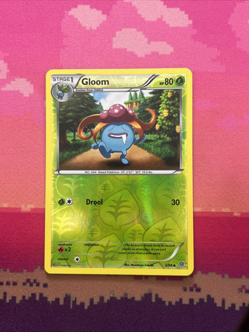 Pokemon Card Gloom Ancient Origin Reverse Holo 2/98 Near Mint