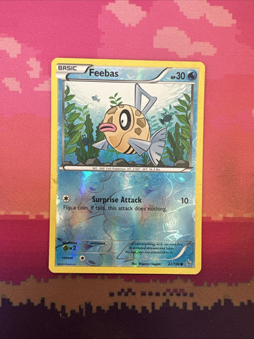 Pokemon Card Feebas Flashfire Reverse Holo 22/106 Near Mint