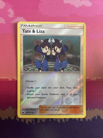 Pokemon Card Tate & Liza Celestial Storm Reverse Holo Uncommon 148/168 Near Mint