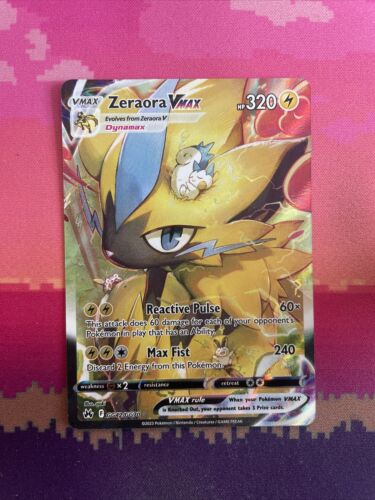 Pokemon Card Zeraora VMAX GG42/GG70 Ultra Rare Crown Zenith Near Mint