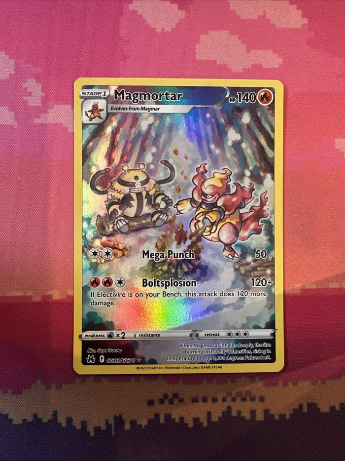 Pokemon Card Magmortar GG03/GG70 Galarian Gallery Crown Zenith Near Mint