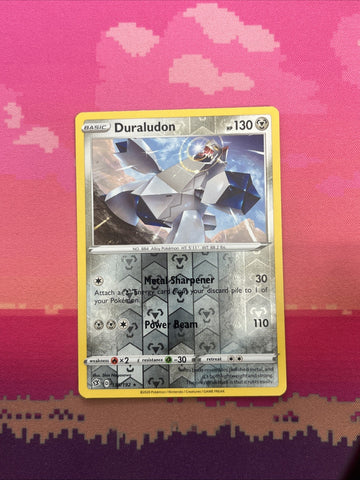 Pokemon Card Duraludon Rebel Clash Reverse Holo Rare 138/192 Near Mint