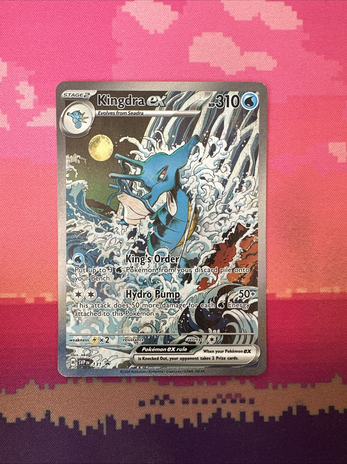 Pokemon Card Kingdra ex 131 Black Star Promo Near Mint