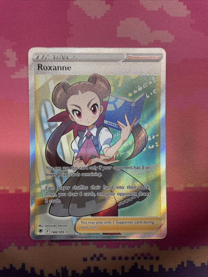 Pokemon Card Roxanne 188/189 Ultra Rare Astral Radiance Near Mint