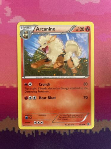 Pokemon Card Arcanine Next Destinies Uncommon 13/99 Near Mint