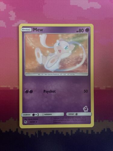 Pokemon Card Mew Mewtwo Stamped 32/68 Near Mint