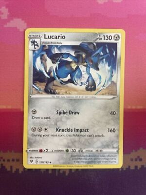 Pokemon Card Lucario Vivd Voltage Rare 120/185 Near Mint