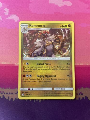 Pokemon Card Kommo-o Dragon Vault Holo Rare 54/70 Near Mint