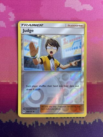 Pokemon Card Judge Forbidden Light Reverse Holo Uncommon 108/131 Near Mint