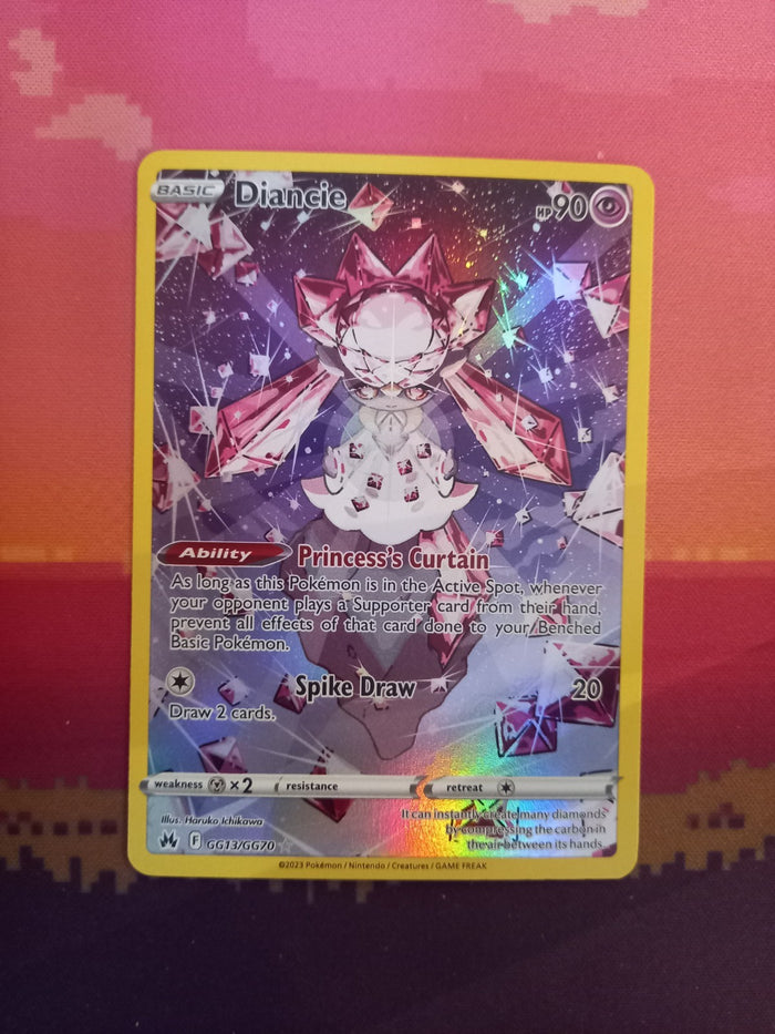 Pokemon Card Diancie GG13/GG70 Galarian Gallery Crown Zenith Near Mint