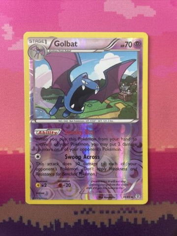 Pokemon Card Golbat Generations Reverse Holo Uncommon 31/83 Near Mint
