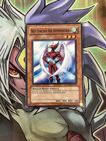 DP06-EN001 Neo-Spacian Air Hummingbird Common 1st Edition NM Yugioh Card