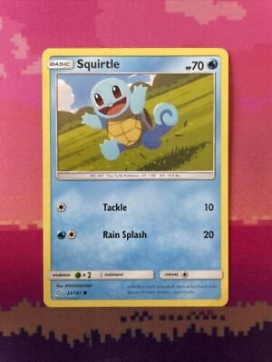 Pokemon Card Squirtle Team Up Common 23/181 Near Mint