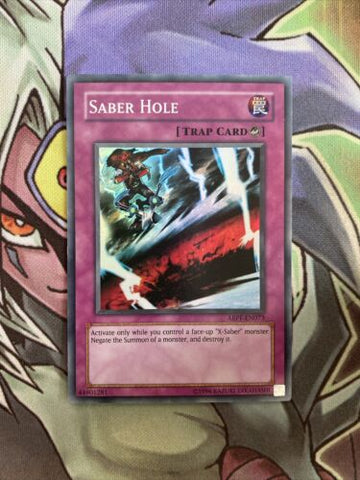 ABPF-EN073 Saber Hole Super Rare Unlimited Edition NM Yugioh Card