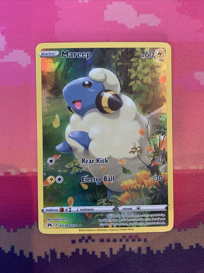 Pokemon Card Mareep GG34/GG70 Trainer Gallery Crown Zenith Near Mint