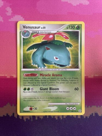Pokemon Card Venusaur Secret Wonders Rare 20/132 Near Mint