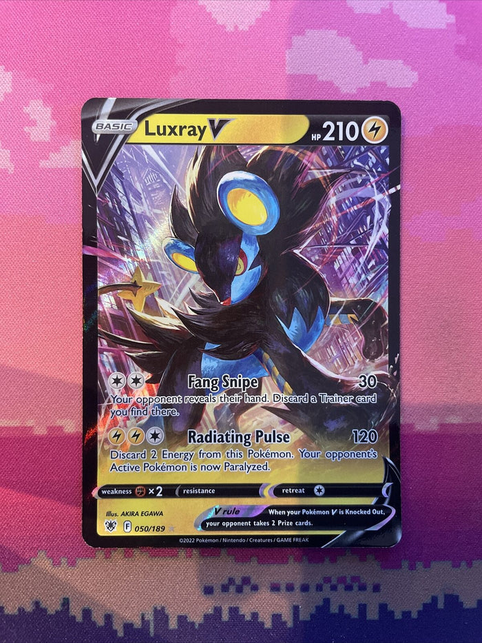 Pokemon Card Luxray V 050/189 Ultra Rare Astral Radiance Near Mint