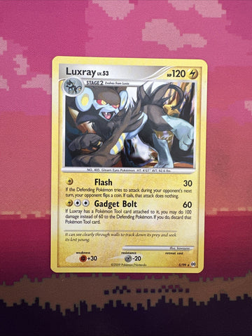 Pokemon Card Luxray Arceus Rare 5/99 Near Mint