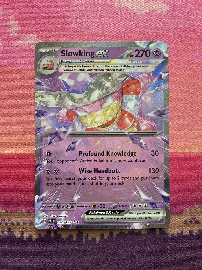 Pokemon Card Slowking EX 086/193 Paldea Evolved Double Rare Near Mint