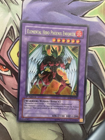 EOJ-EN032 Elemental Hero Phoenix Enforcer Ultra Rare 1st Edition NM Yugioh Card