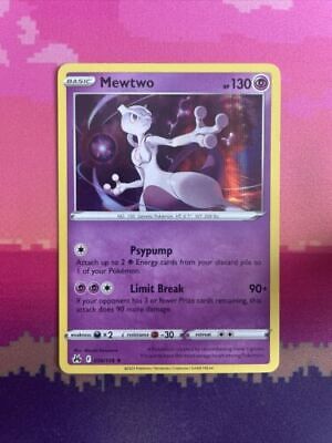 Pokemon Card Mewtwo Crown Zenith Holo Rare 059/159 Near Mint