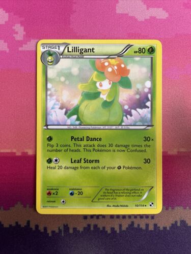 Pokemon Card Lilligant Black & White Rare 10/114 Near Mint