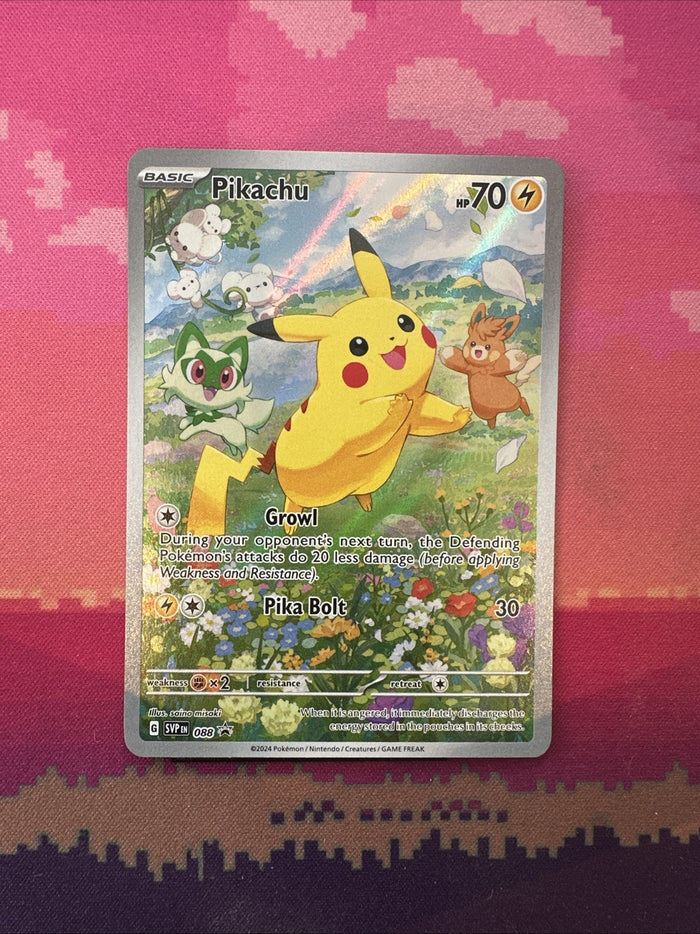 Pokemon Card Pikachu Black Star Promo 088 Near Mint