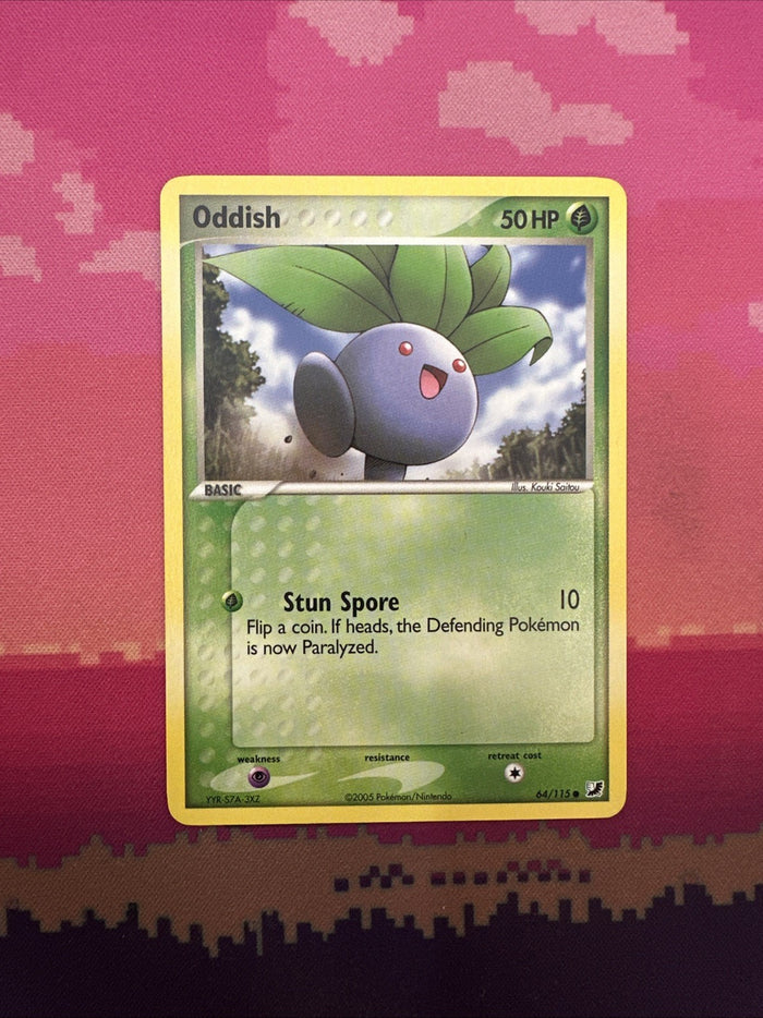 Pokemon Card Oddish EX Unseen Forces Common 64/115 Near Mint