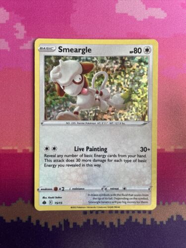 Pokemon Card Smeargle McDonald's 2022 Holo 15/15 Near Mint