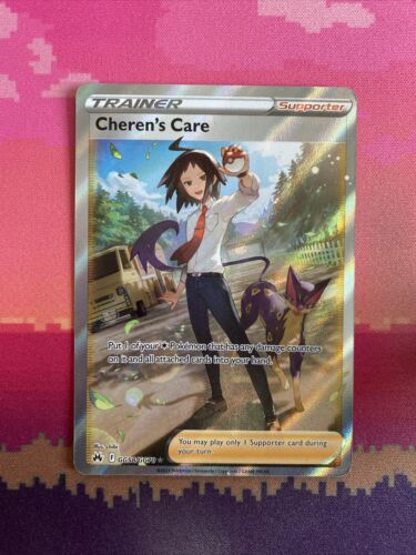 Pokemon Card Cheren's Care GG58/GG70 Ultra Rare Trainer Gallery Near Mint