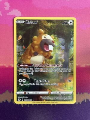 Pokemon Card Bidoof GG29/GG70 Crown Zenith Galarian Gallery Near Mint