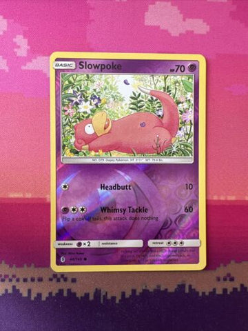 Pokemon Card Slowpoke Guardians Rising Reverse Holo 48/145 Near Mint