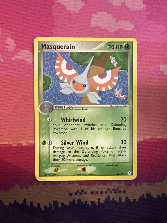 Pokemon Card Masquerain EX Hidden Legends Rare 20/101 Near Mint