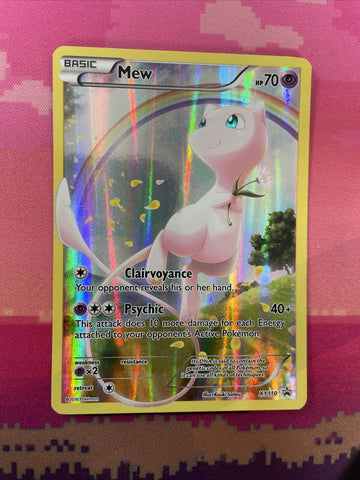 Pokemon Card Mew XY110 Black Star Promo Near Mint