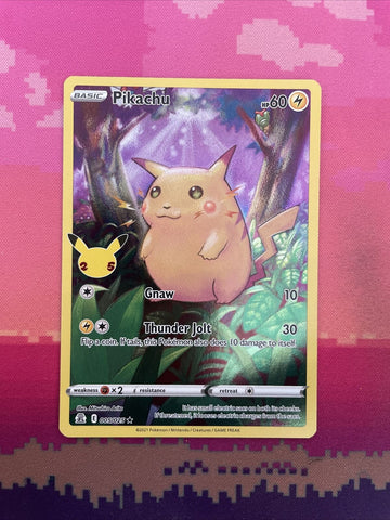Pokemon Card Pikachu Celebrations 005/025 Near Mint
