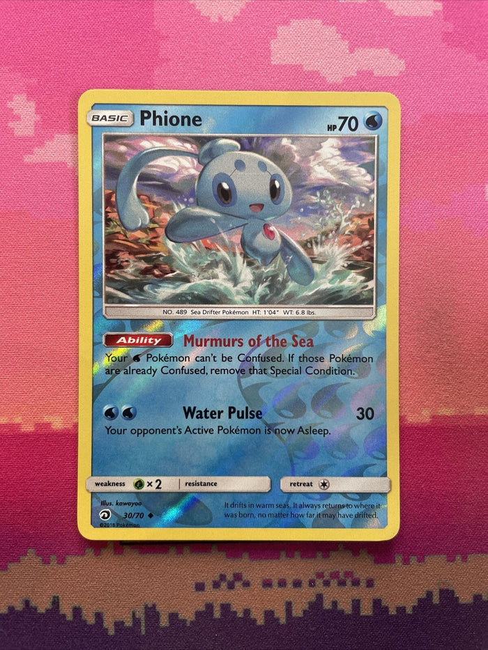 Pokemon Card Phione Dragon Majesty Reverse Holo 30/70 Near Mint