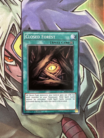 BP03-EN171 Closed Forest Common 1st Edition NM Yugioh Card