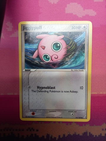 Pokemon Card Jigglypuff EX Crystal Guardians Common 53/100 Near Mint
