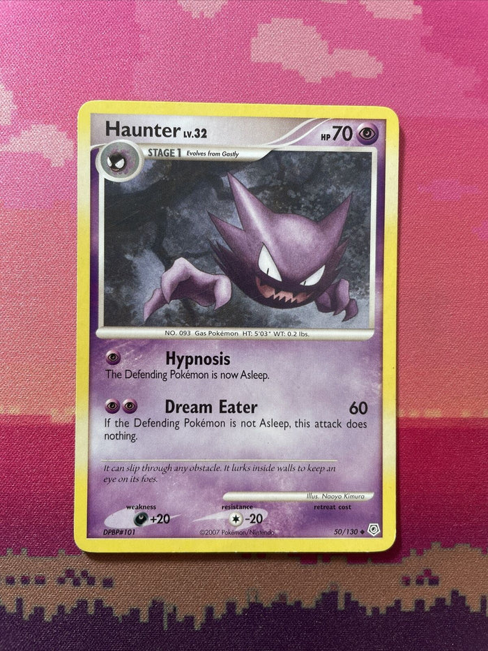 Pokemon Card Haunter Diamond & Pearl Uncommon 50/130 Near Mint