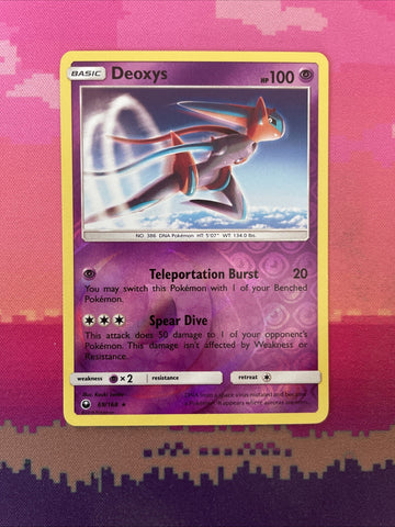 Pokemon Card Deoxys Celestial Storm Reverse Holo Rare 69/168 Near Mint