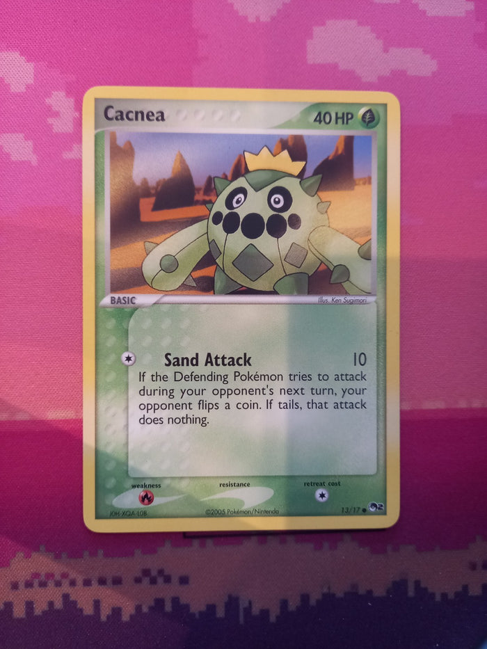 Pokemon Card Cacnea POP Series 2 Common 13/17 Near Mint