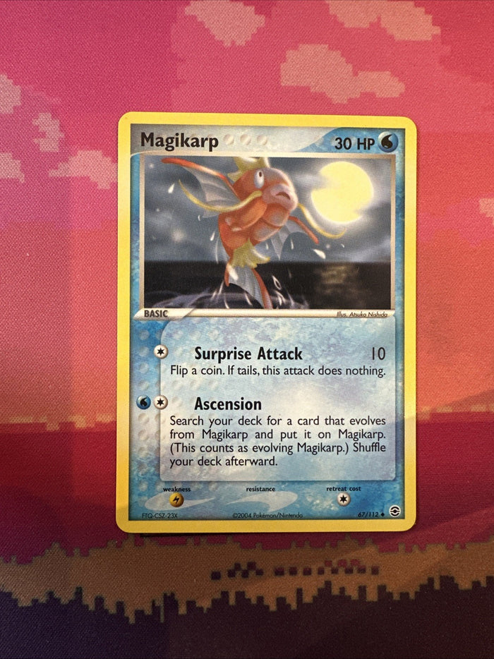 Pokemon Card Magikarp EX FireRed LeafGreen Uncommon 67/112 Near Mint