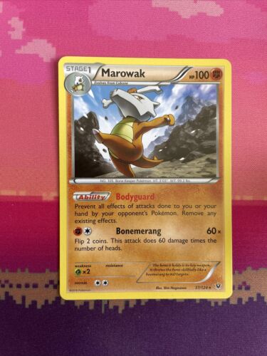 Pokemon Card Marowak Fates Collide Rare 37/124 Near Mint
